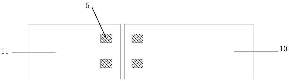 A device and construction method suitable for eliminating bridge head jumping