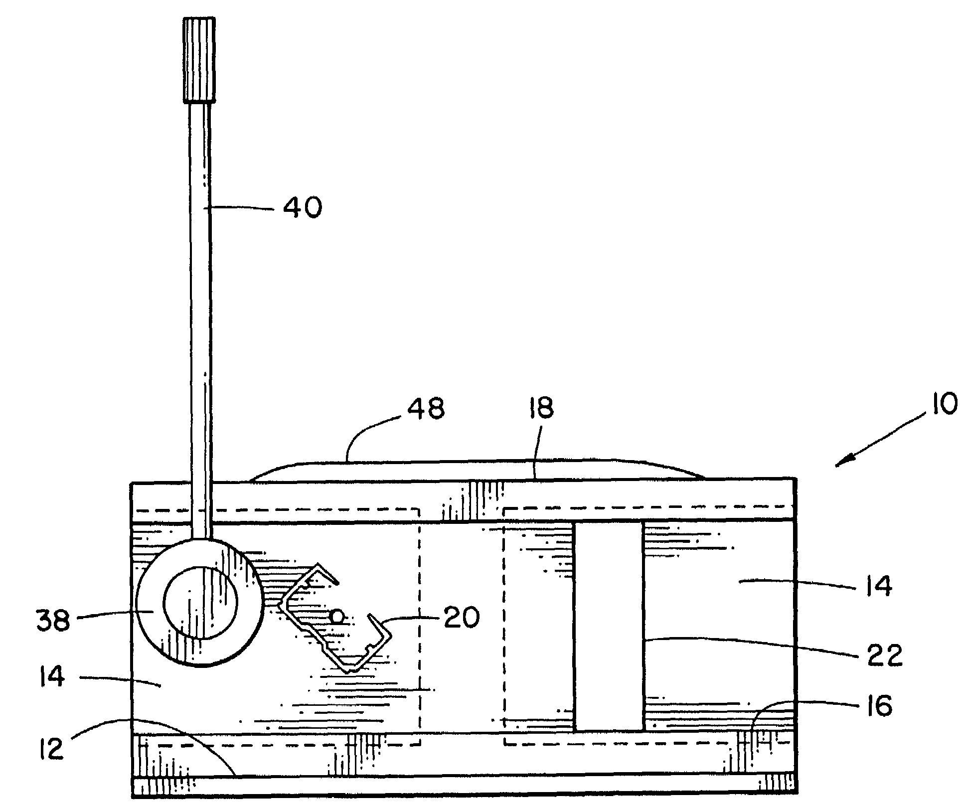 Single plate cut down apparatus