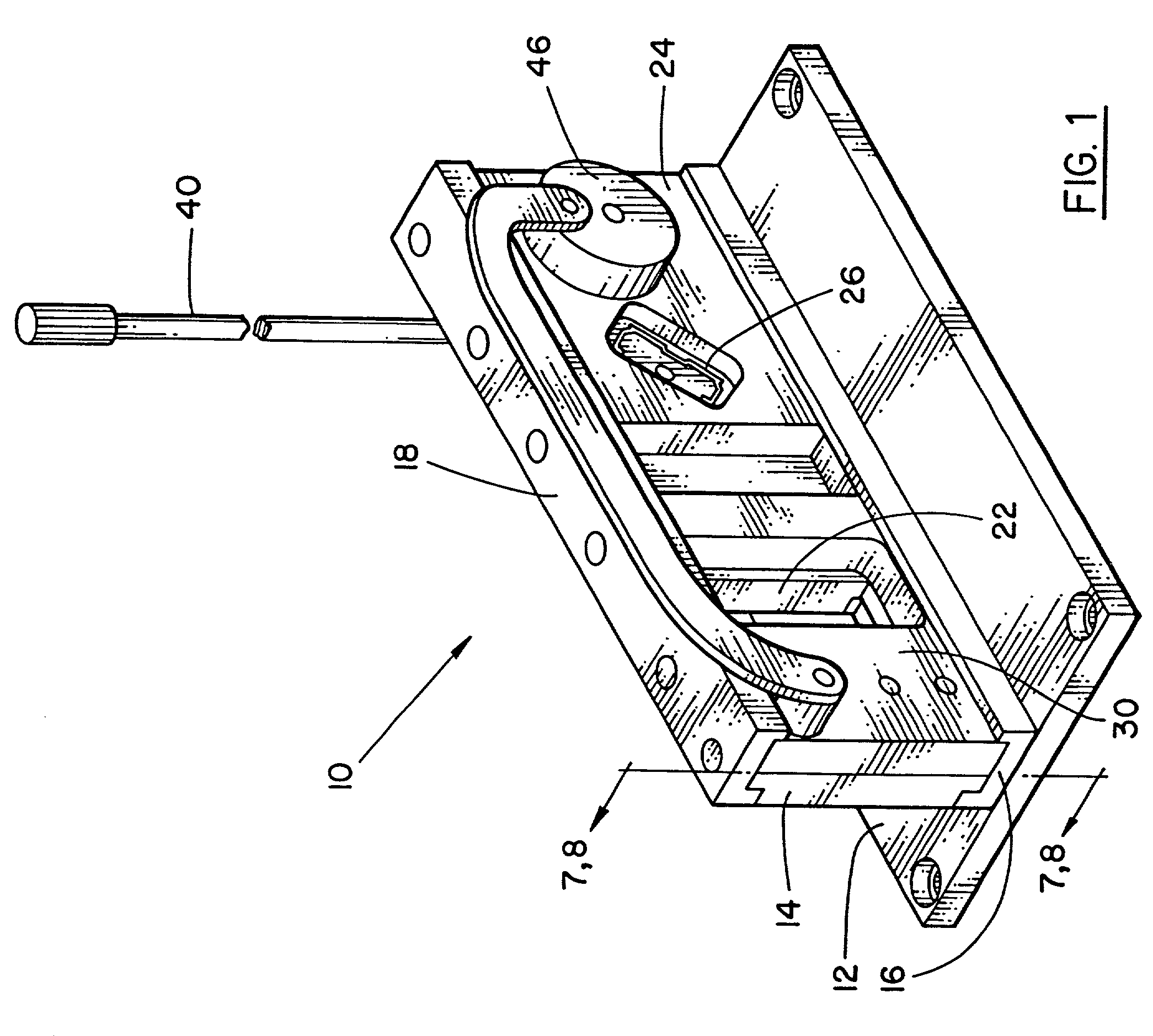 Single plate cut down apparatus