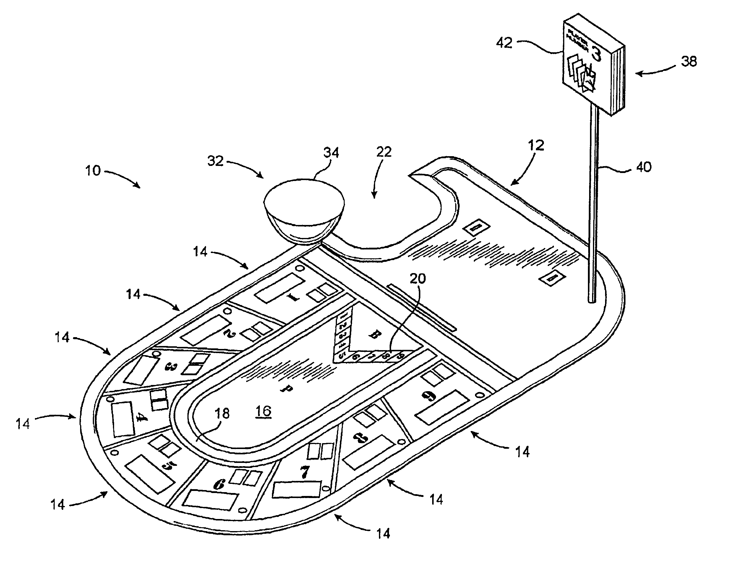 Baccarat gaming assembly and method of playing baccarat