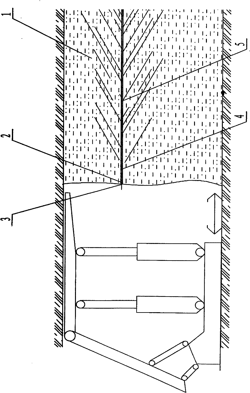Method for reinforcing working surface of loose and soft coal bed by utilizing nonmetal grouting anchor cable