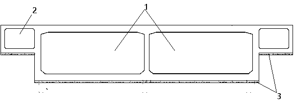 Multi-multiple-arch rectangular tunnel arch-dividing construction method