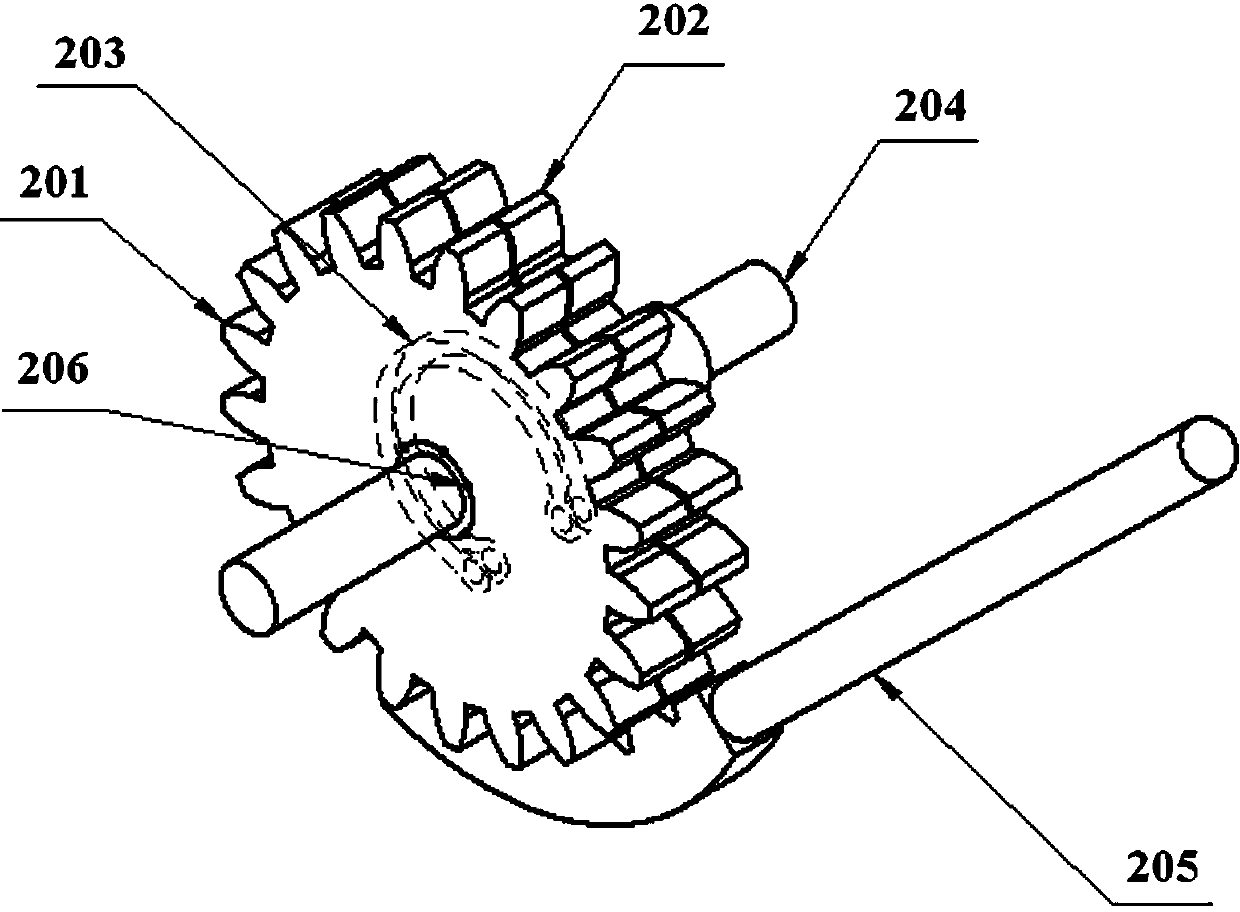 Double-gear assembly provided with backlash spring and mounting method thereof