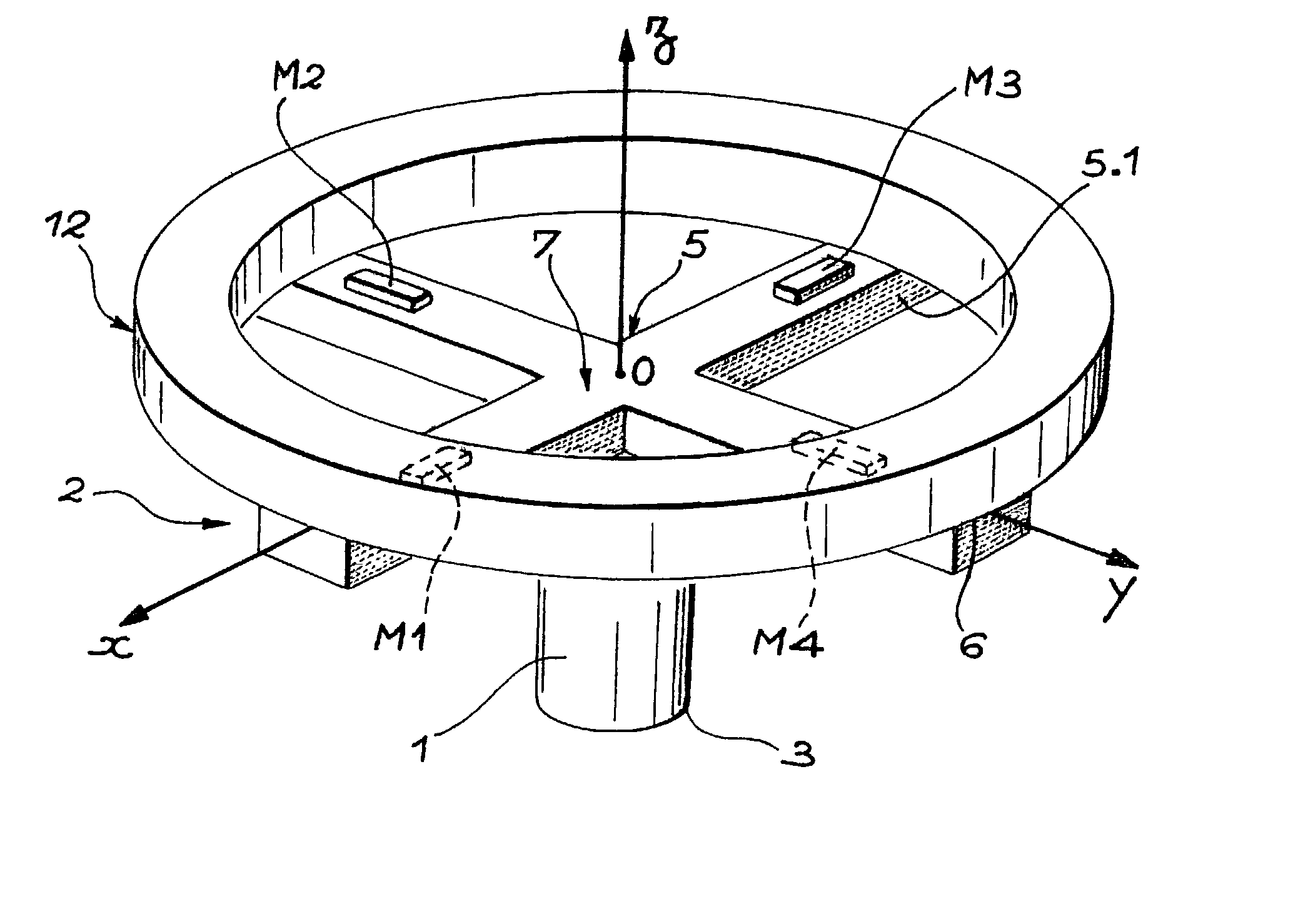 Tire comprising a measurement device