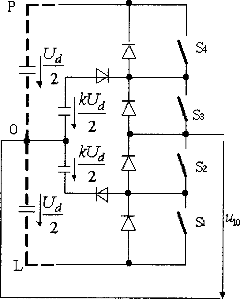 Multiple level changing method and its used multiple level circuit