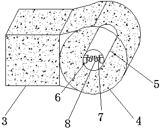 Thread guiding device applied to embroidery machine