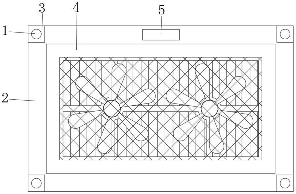 Ventilation and heat dissipation device for elevator