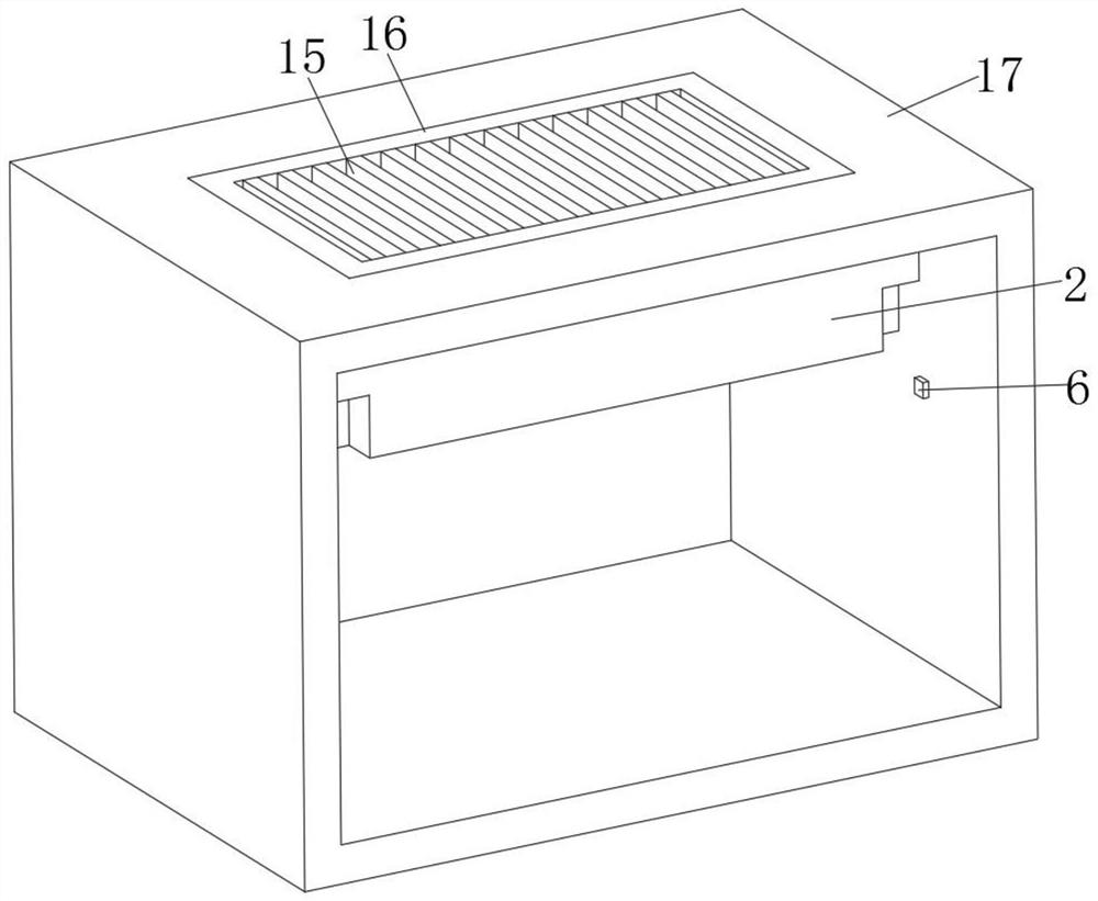 Ventilation and heat dissipation device for elevator