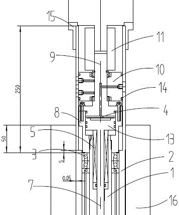 Direct connection type machining central main shaft unit and rigid connection structure of direct connection type machining central main shaft unit and main shaft seat