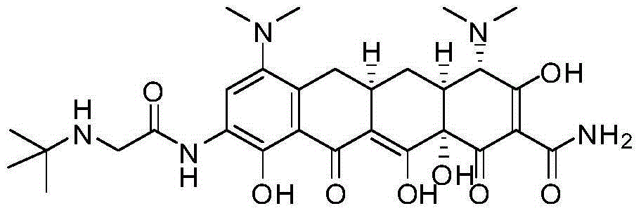 Tigecycline impurity stereoselective preparation method