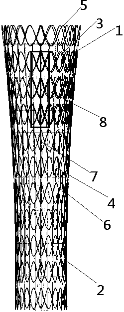 Pre-fenestrated aortic covered stent and delivery system and utilization method thereof