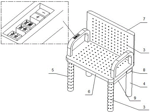 A central air-conditioning air outlet system