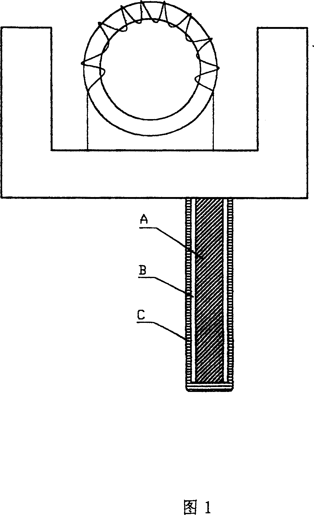 Soldering flux in use for iron weldment