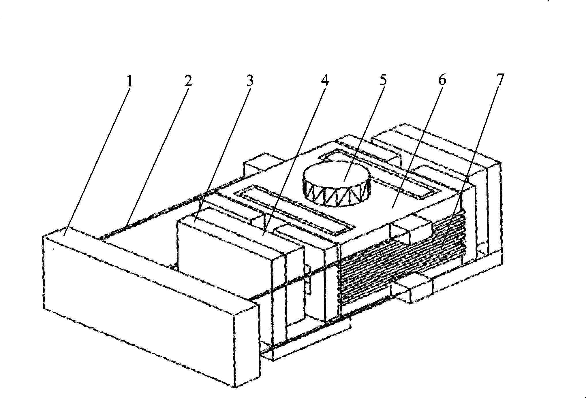 Zooming method and apparatus for portable projection system
