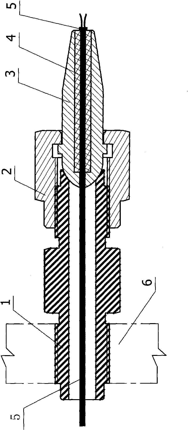 Thermocouple lead sealing equipment