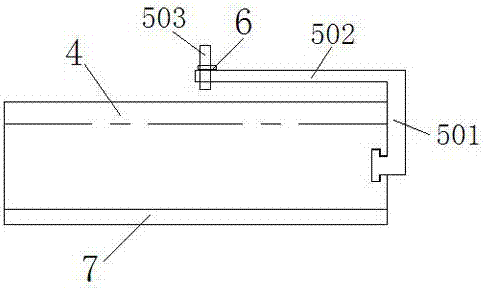 Standing long jump measuring device for sports