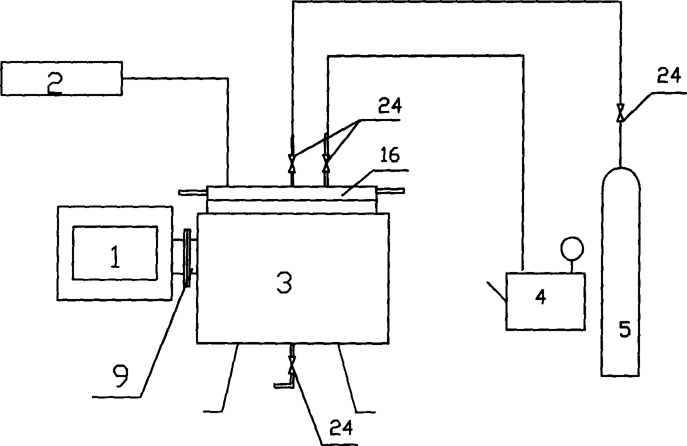 Pressure type microwave reactor