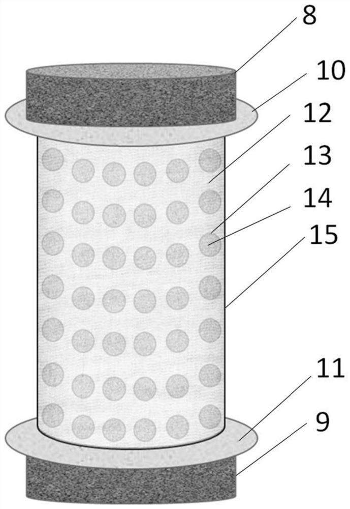 A combined sample preparation device and method for microbial batch reinforcement of sandy soil