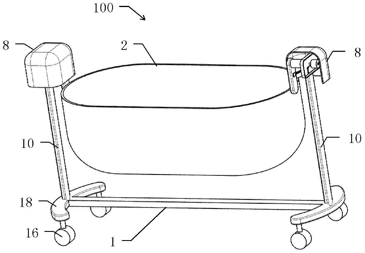 Baby care equipment and driving device thereof
