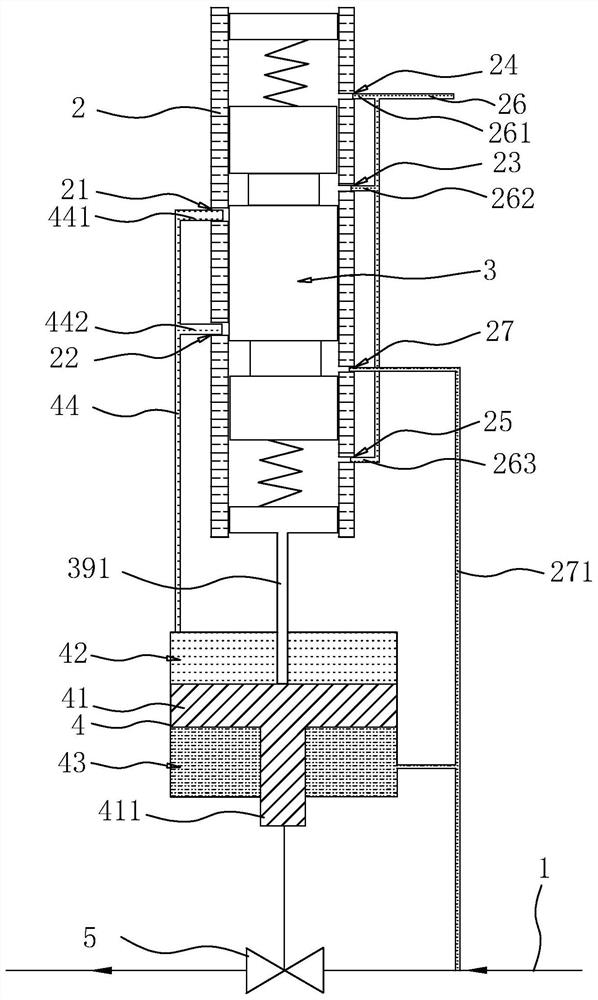 Volume control type valve