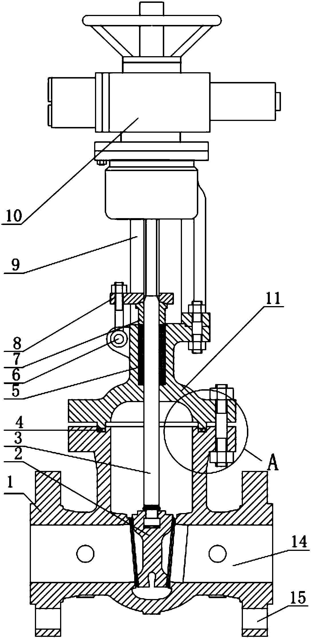 Electric gate valve