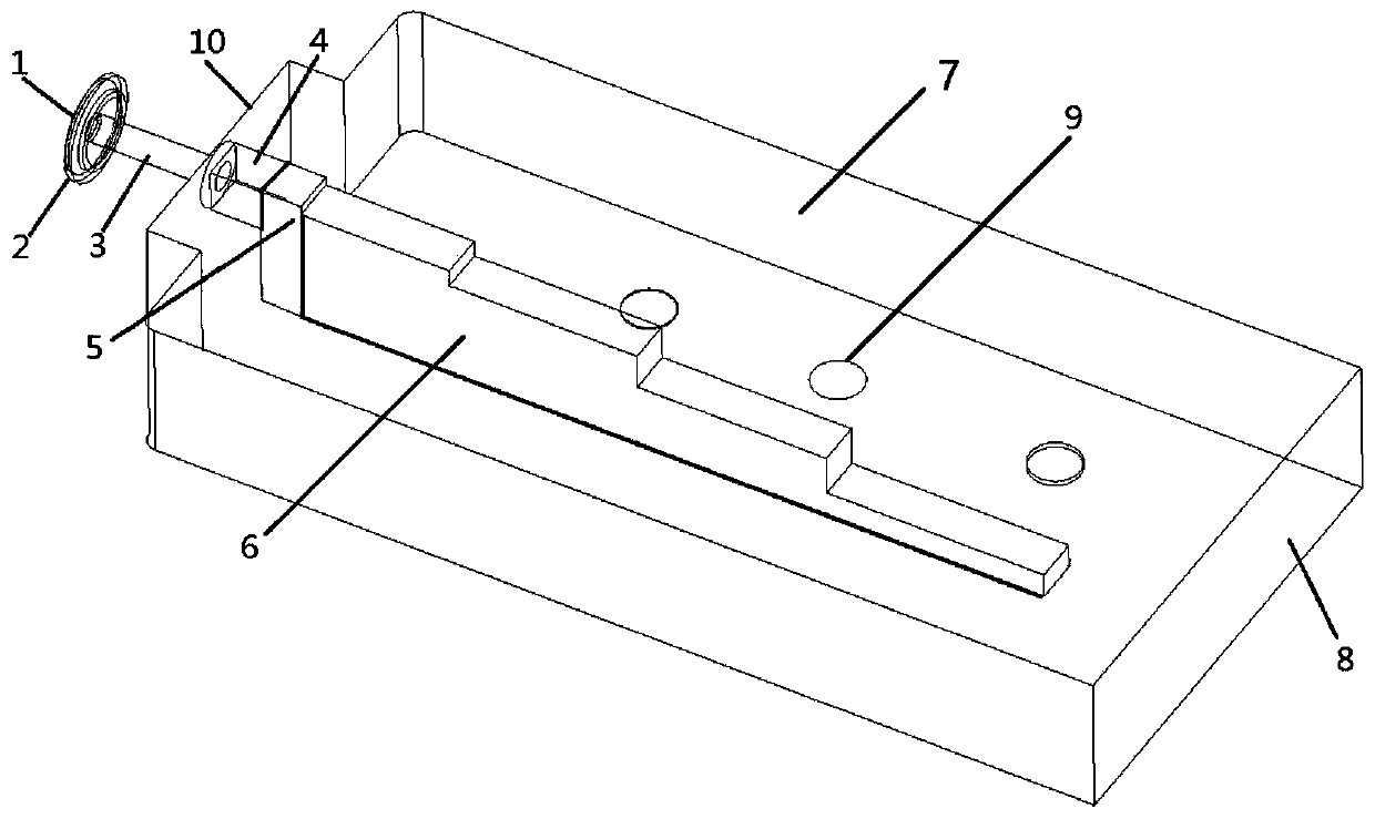 Ku waveband coaxial-to-rectangular waveguide transition converter