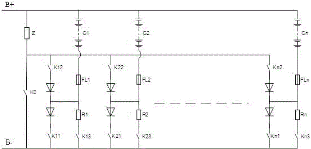 Matrix control method for multiple battery packs in communication base station