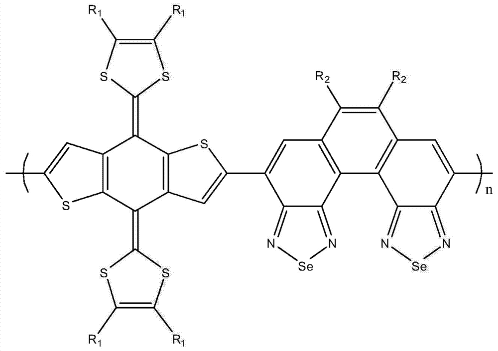 A kind of conjugated polymer for organic semiconductor and preparation method thereof