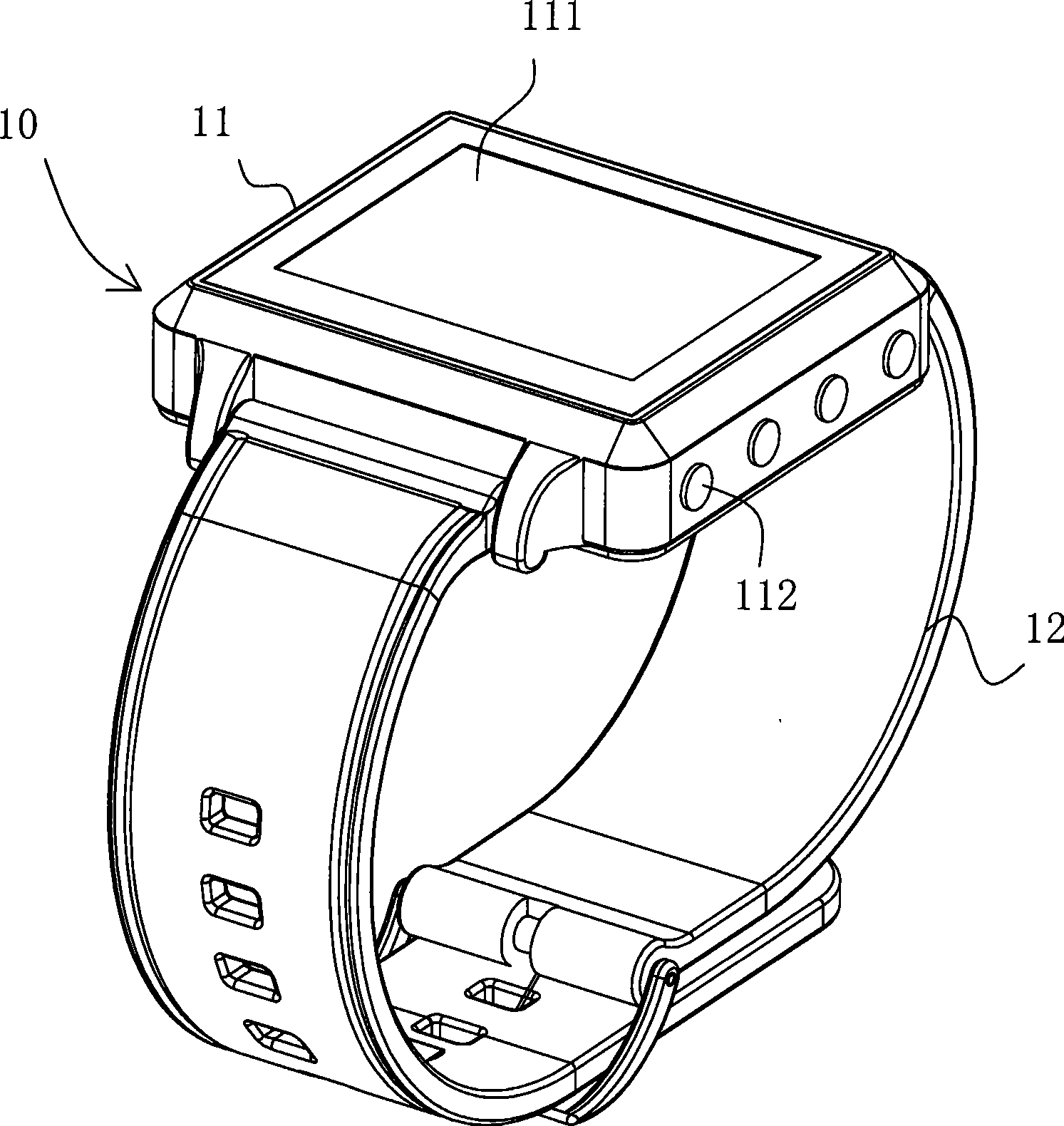 Watch type blood oxygen saturation measuring apparatus for transporting and storing data