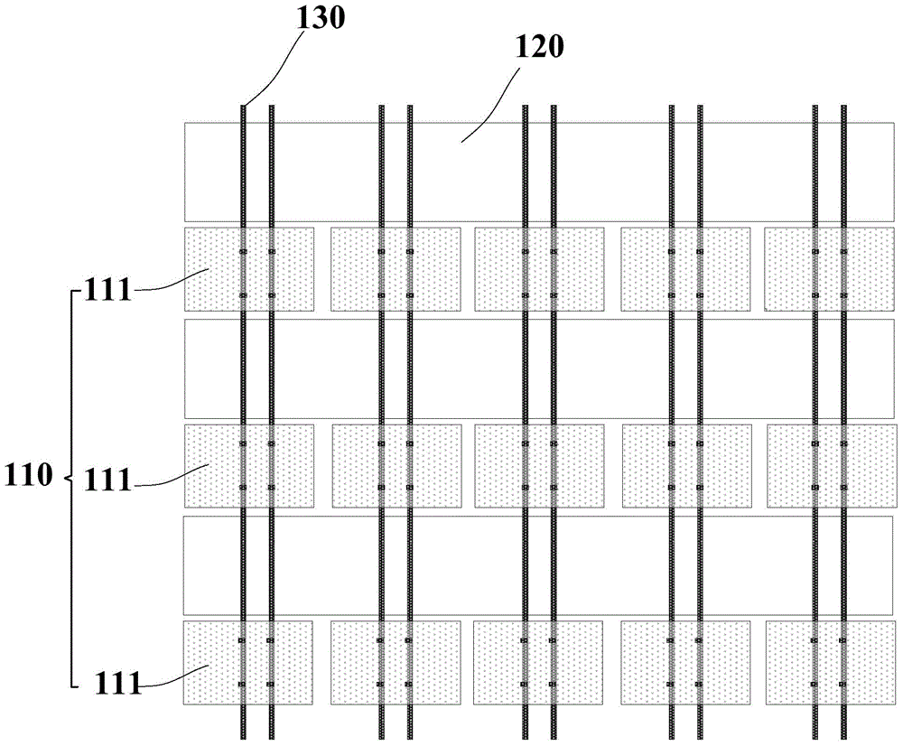 Array substrate, embedded touch screen and display device