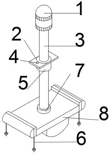 Simple water tank liquid level photoelectric early warning device