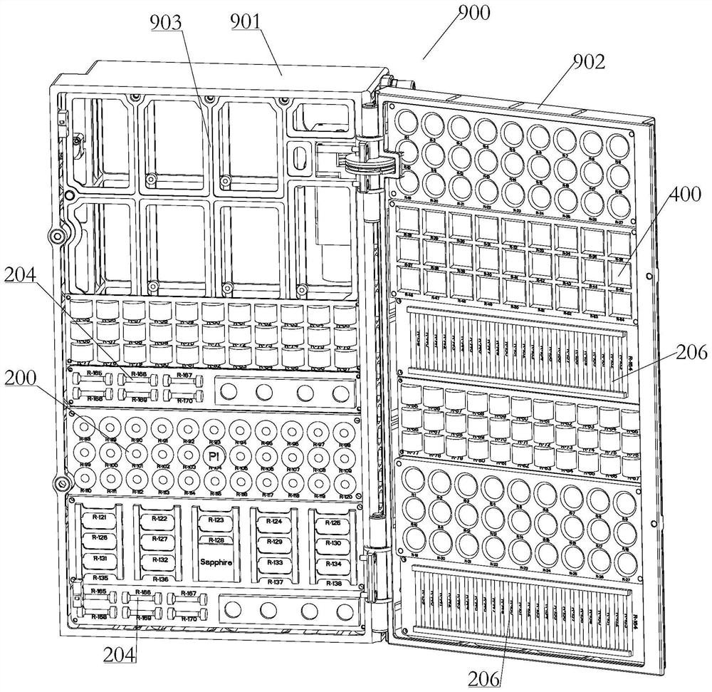 A modular test chamber for space material experiment samples