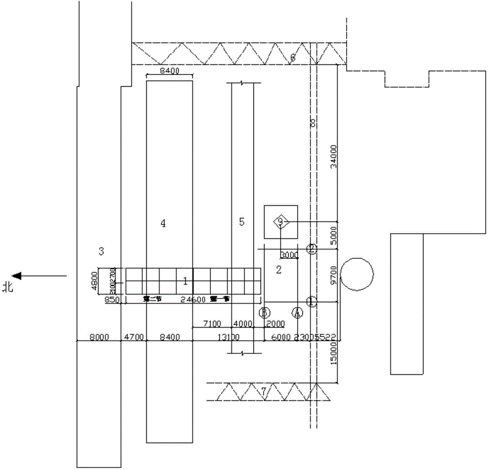 Grouping and air-pairing installation method for corridor