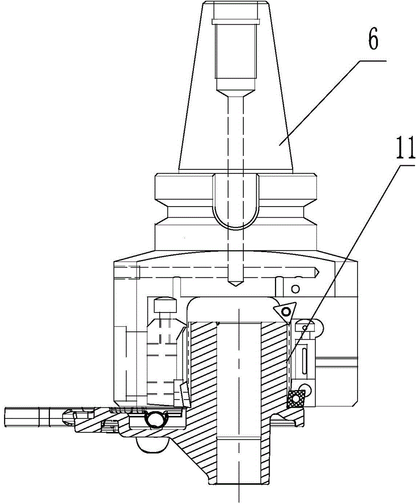Variable oil pump cover machining method