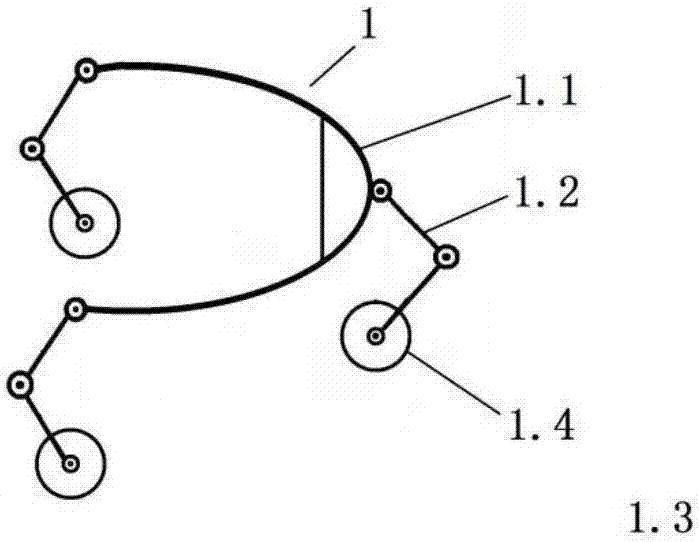 Series-parallel walking robot construction method and series-parallel walking robot