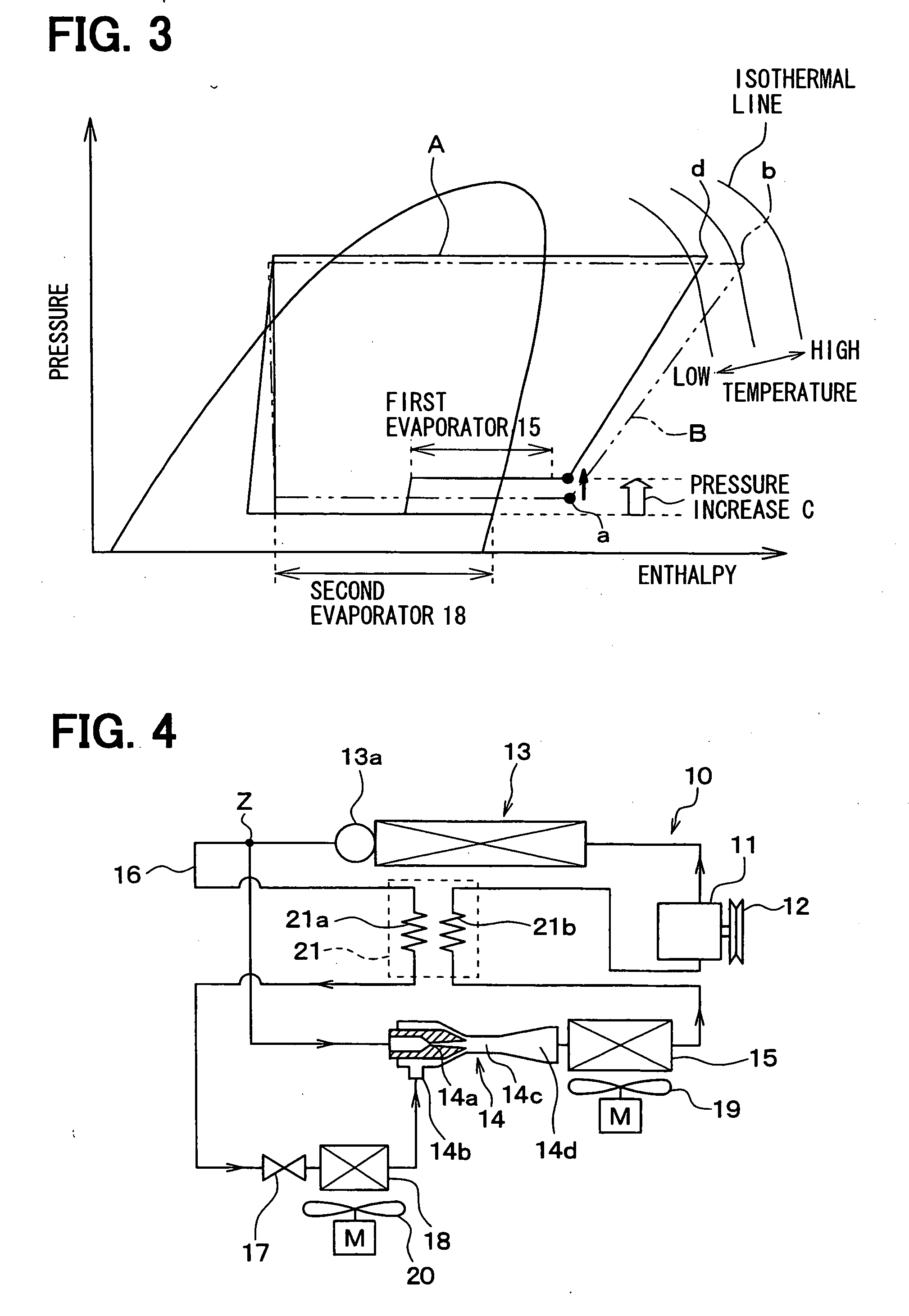 Ejector type refrigerating cycle