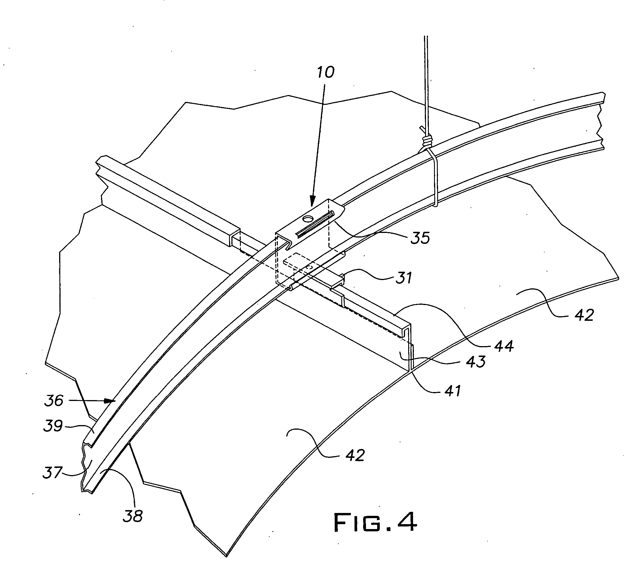 Panel attachment clip