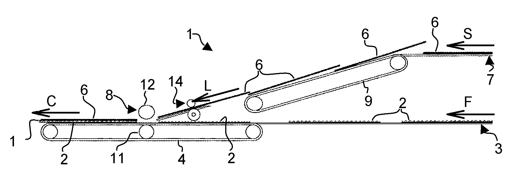 Method for manufacturing a multi-layer composite, arrangement for positioning a sheet-like element onto a backing in a laminating unit