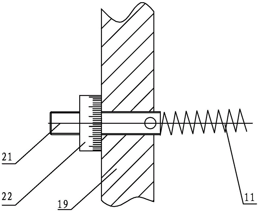 A contact thermal resistance detection device under micro-stress conditions