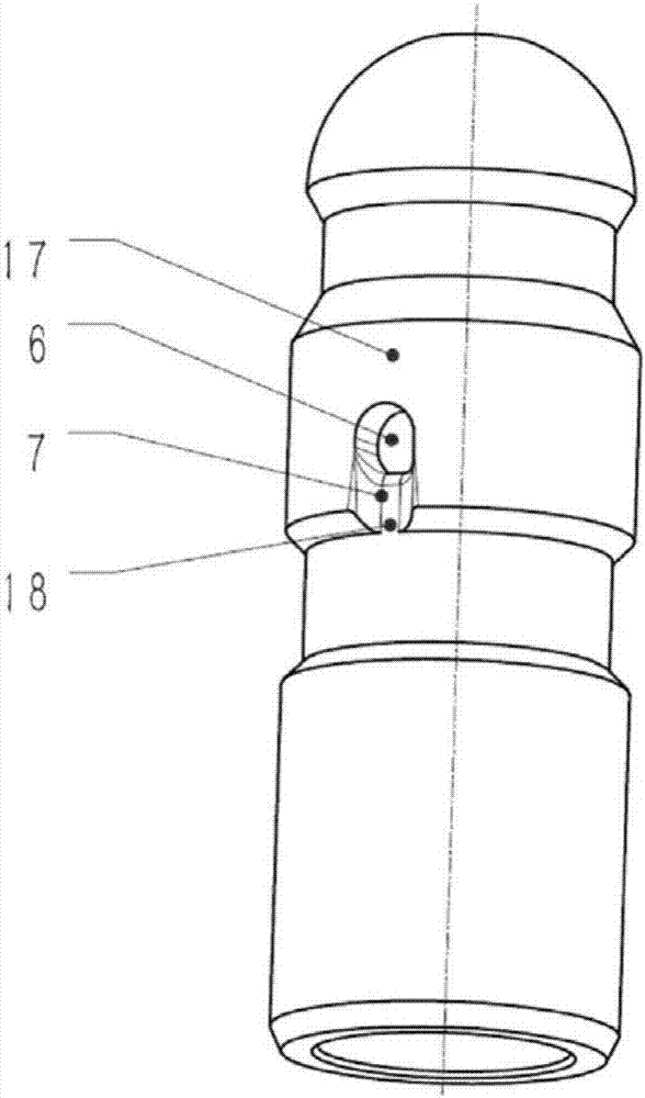 A columnar hydraulic tappet and its plunger preparation method