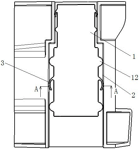 Interior anti-abnormal slide rail mechanism