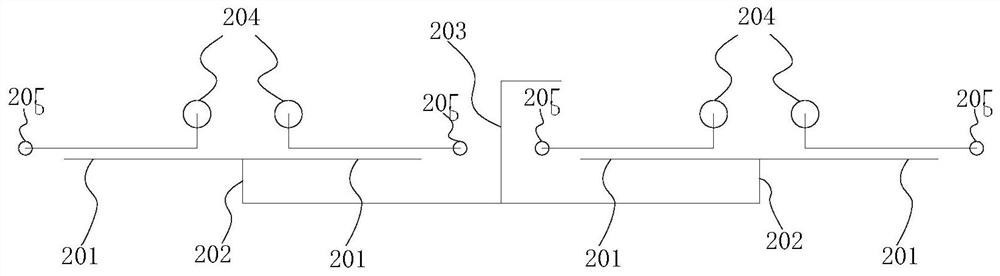 Antenna calibration network unit, antenna calibration network and mimo antenna