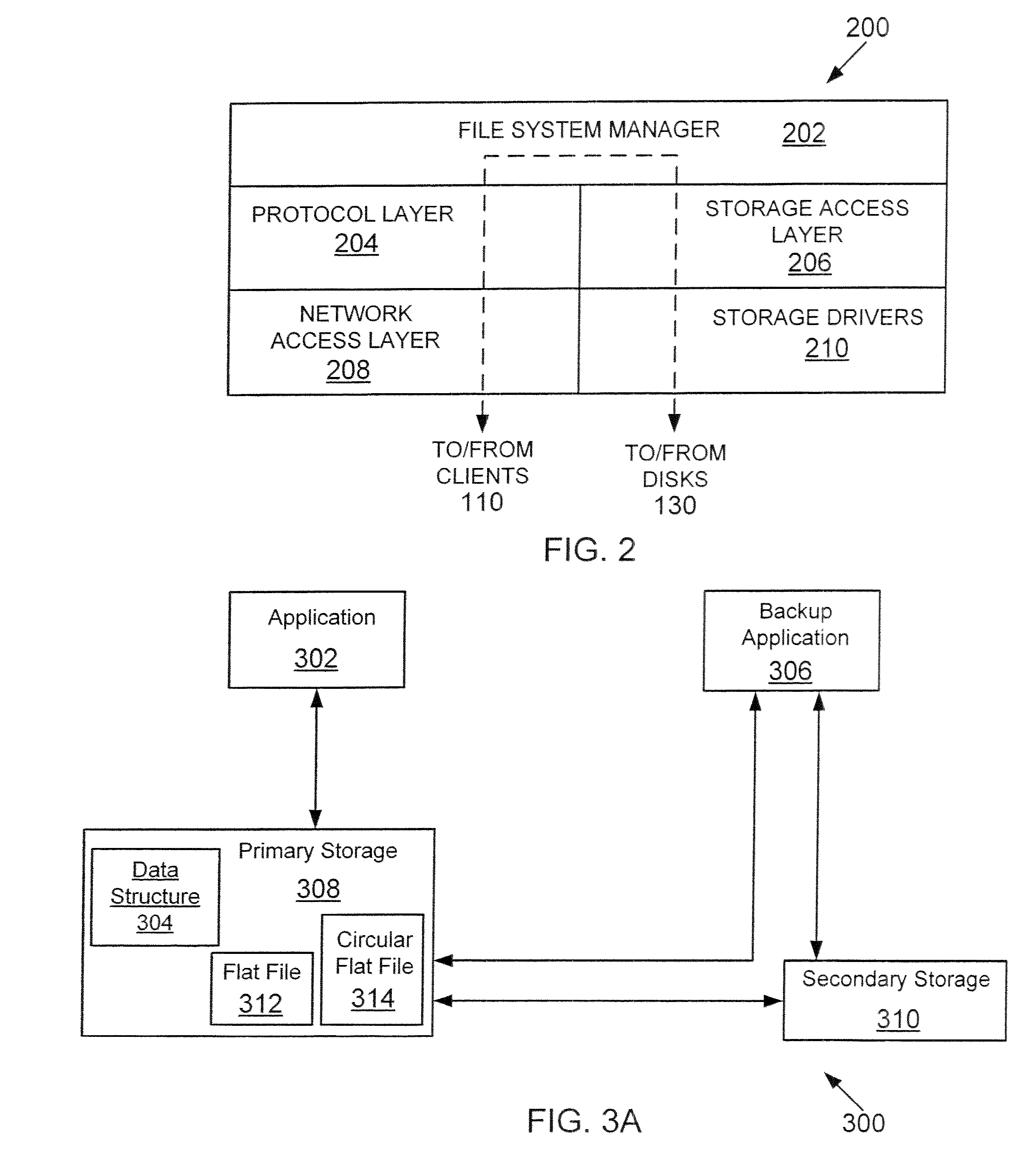 Method and system for managing data in storage systems