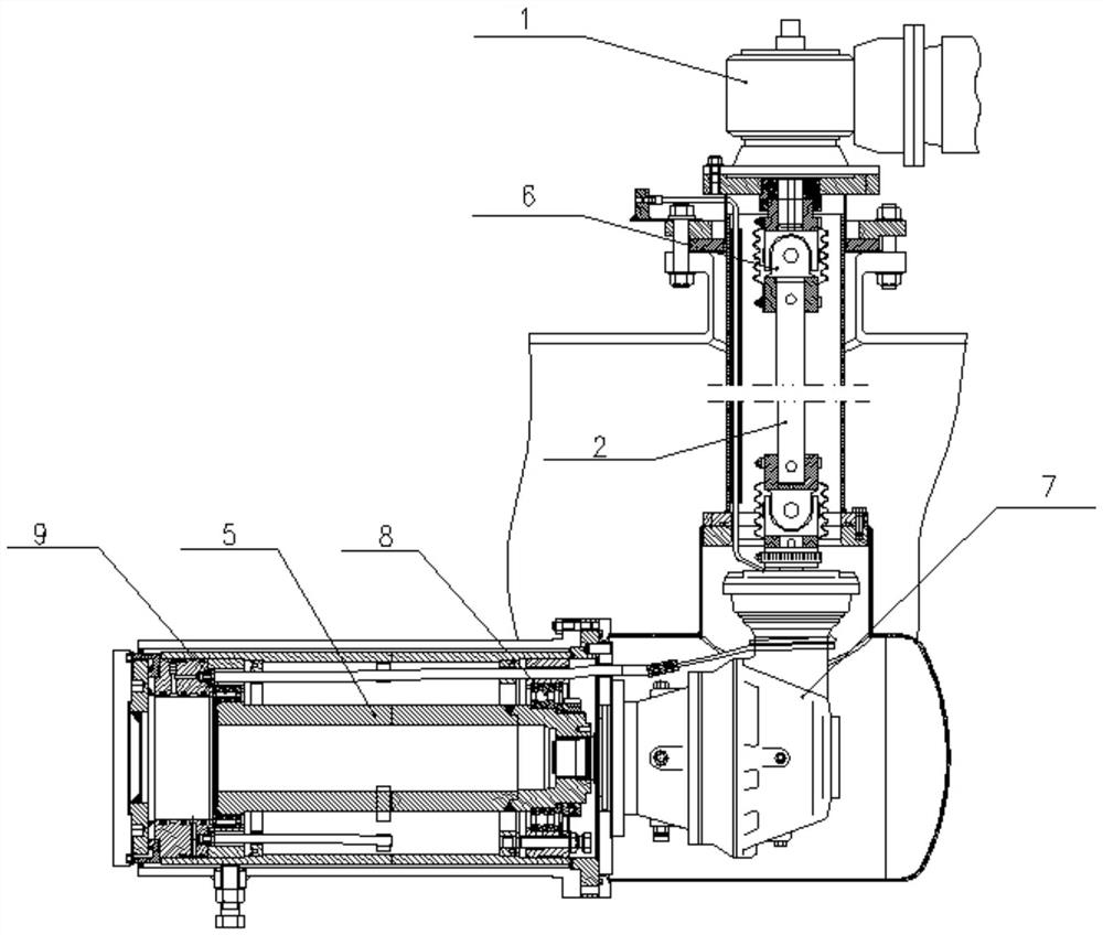 Transmission mode of secondary filter screen