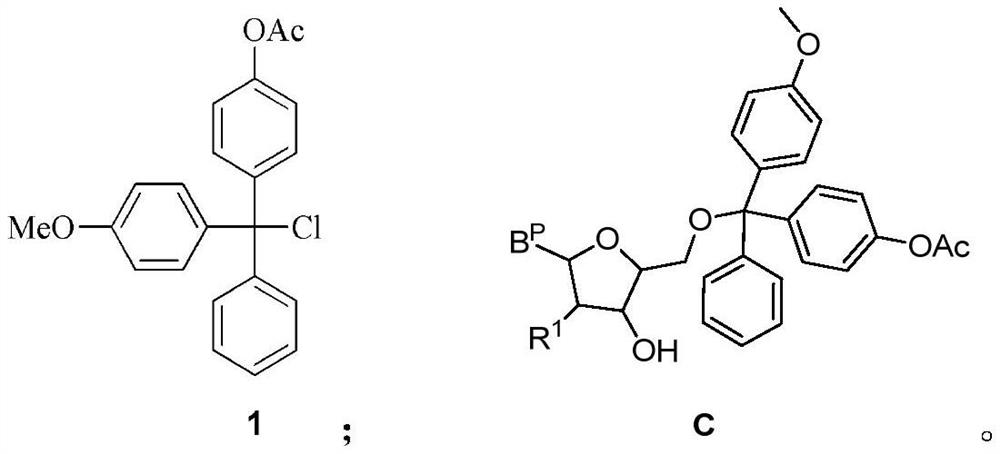 A kind of nucleoside bisphosphoramidite and preparation method thereof