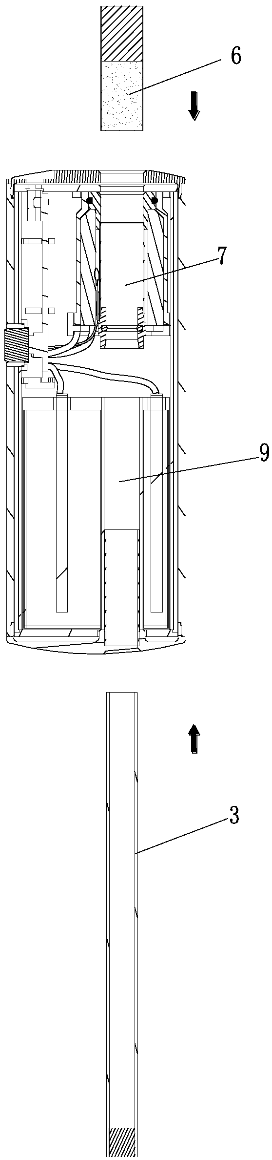 Novel low-temperature smoking set