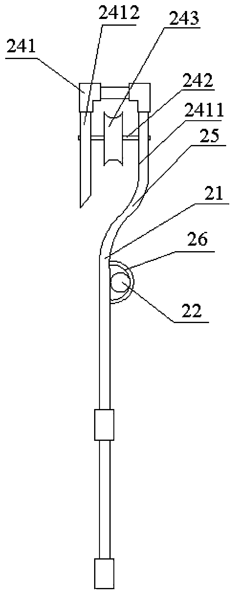 Overhead power transmission line electrification deicing device