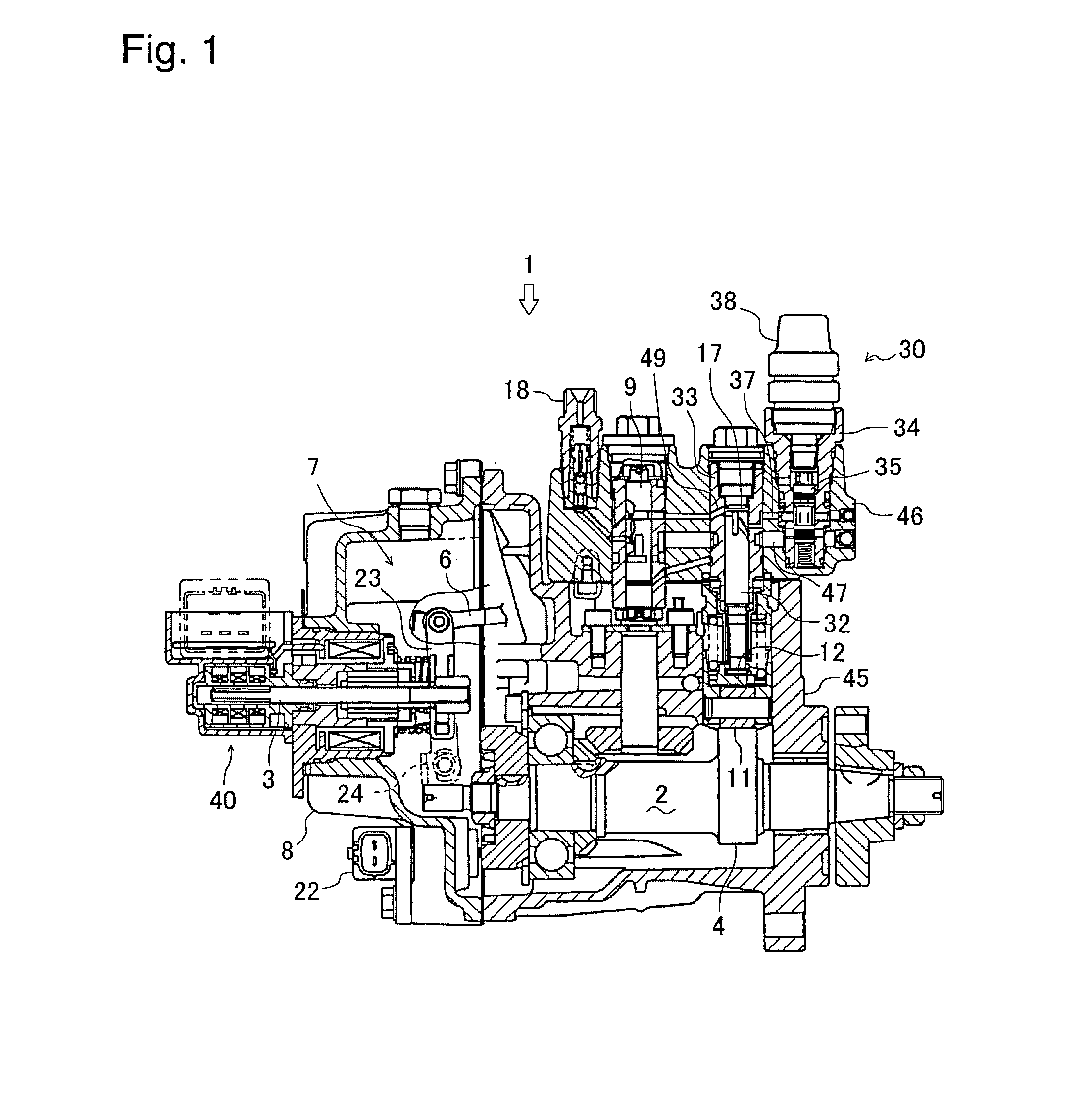 Fuel injection pump with cold start device