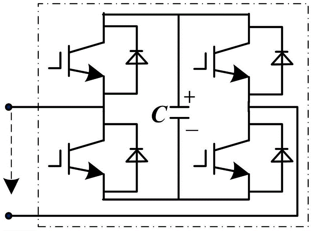 Multi-level converter submodule as well as inverter circuit and MMC topology both manufactured from such submodule