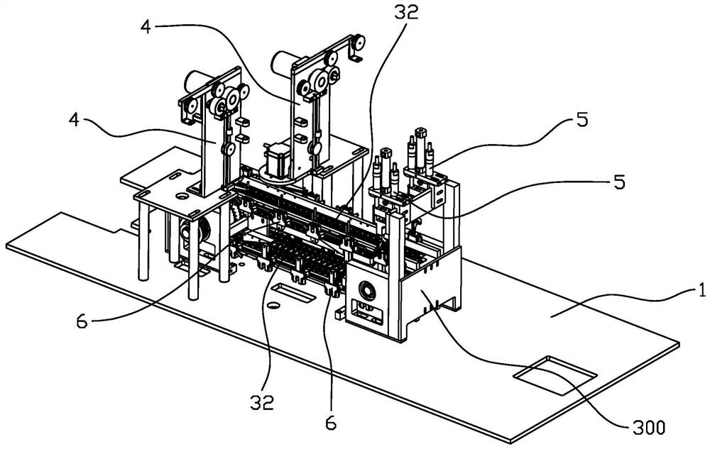 Ear belt production device of mask machine